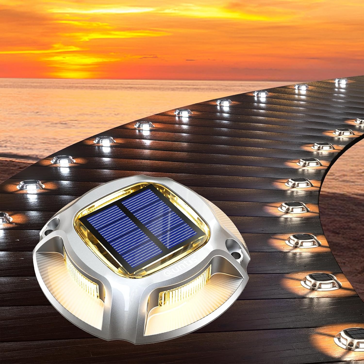 Quntis Two-Way Solar Driveway Lights (4 Pack): image 10