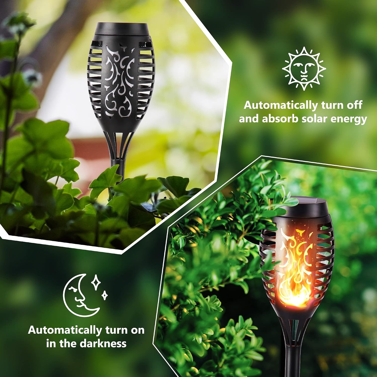 Toodour Solar Flame Torch Lights 12 Pack: image 2