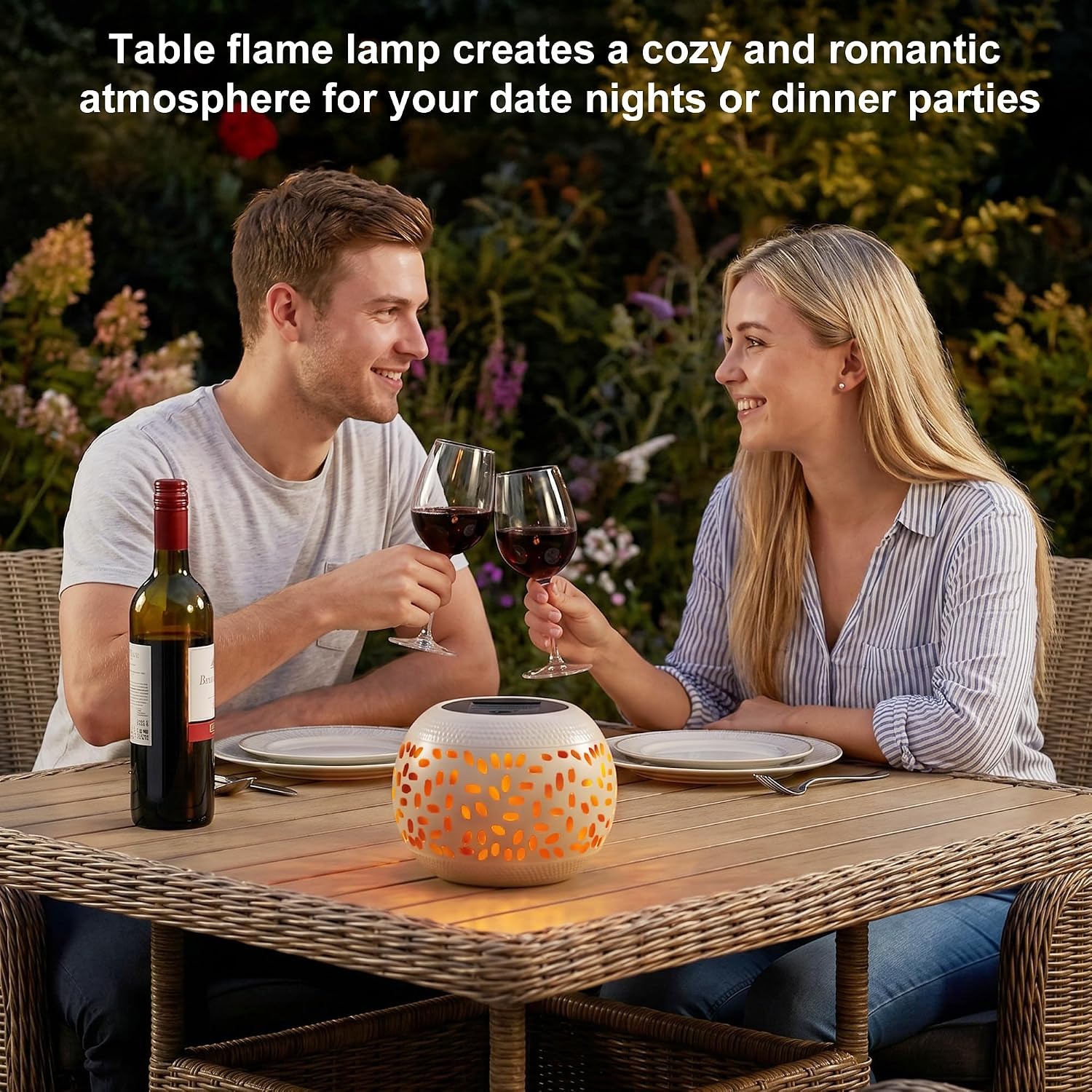 pearlstar Solar Flame Table Lantern: image 6