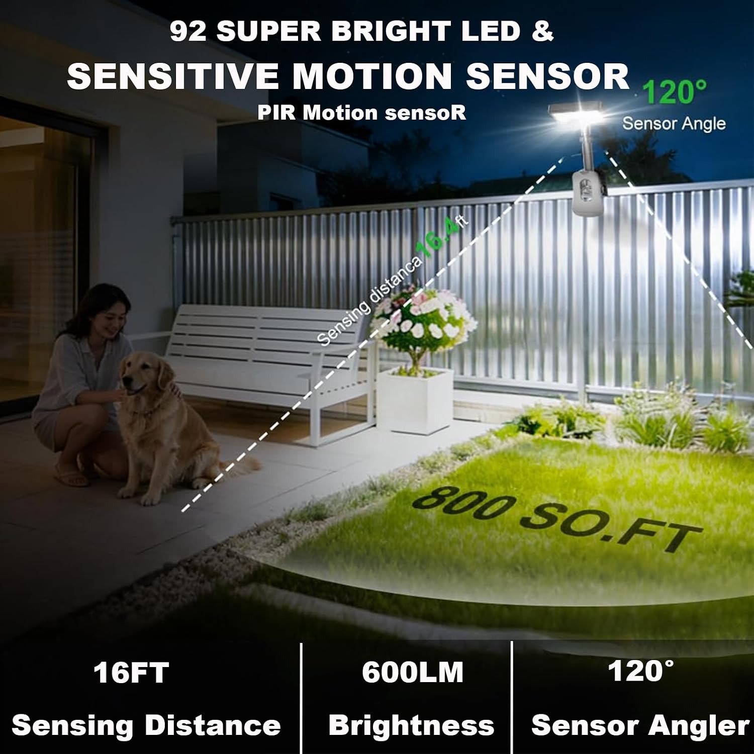 Liotoor Clip-On Solar Motion Light Set, 2 Pack: image 6