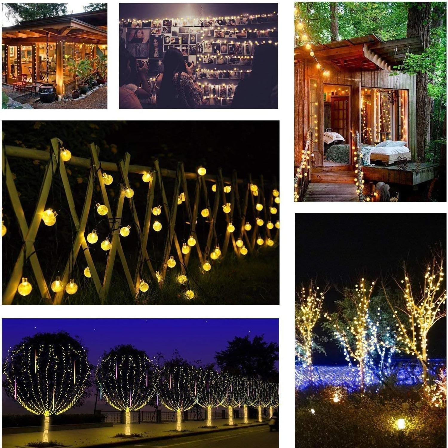 Toodour 11m Solar Globe String Lights: image 5