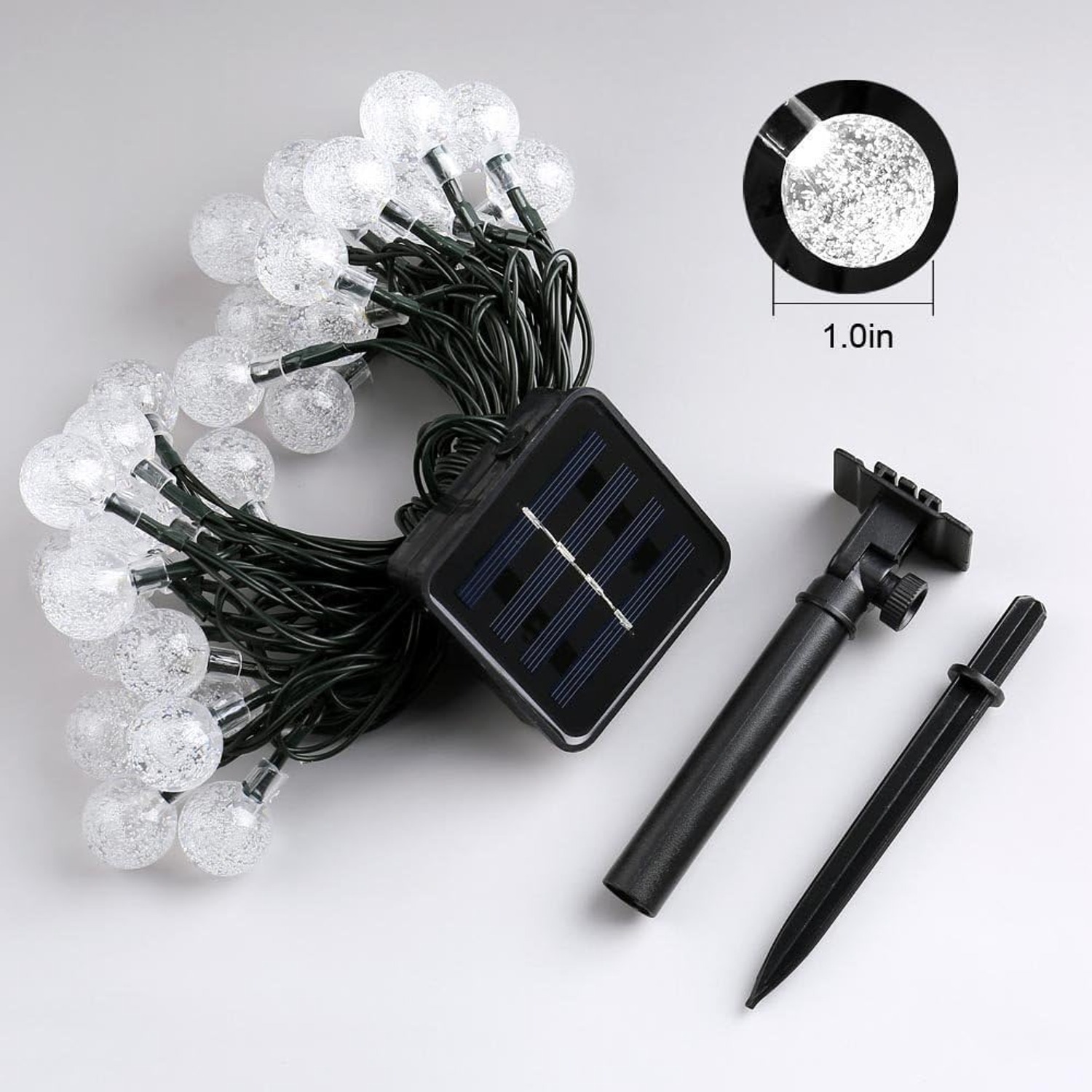 Toodour 11m Solar Globe String Lights: image 7