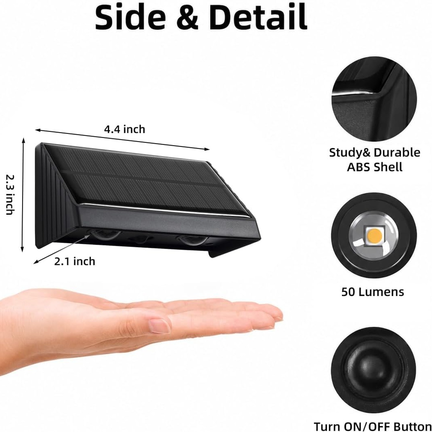 Solar Mailbox and Sign Downlights, Pack of 2: image 6