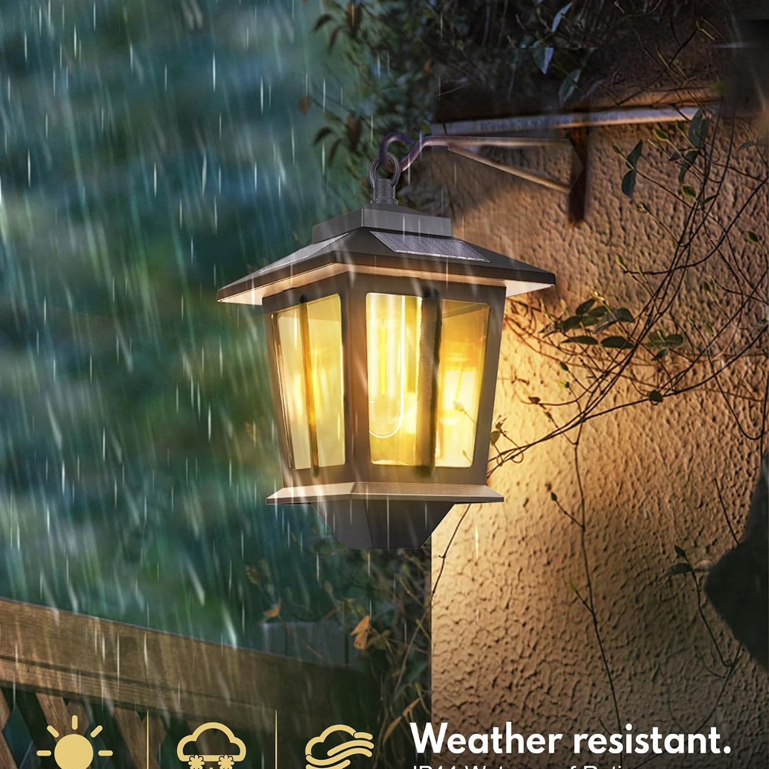 PASAMIC Solar Porch Lanterns 2 Pack: image 4