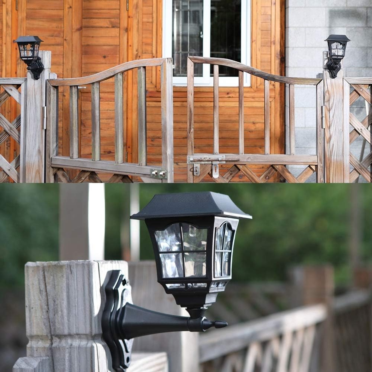 MAGGIFT Solar Wall Lantern 4 Pack: image 3